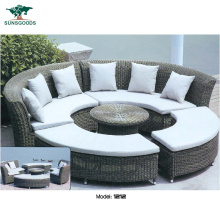 Modern Hot Sale Swimming Pool Style Courtyard Hotel Outdoor Leisure Rope Terrace Rattan Furniture